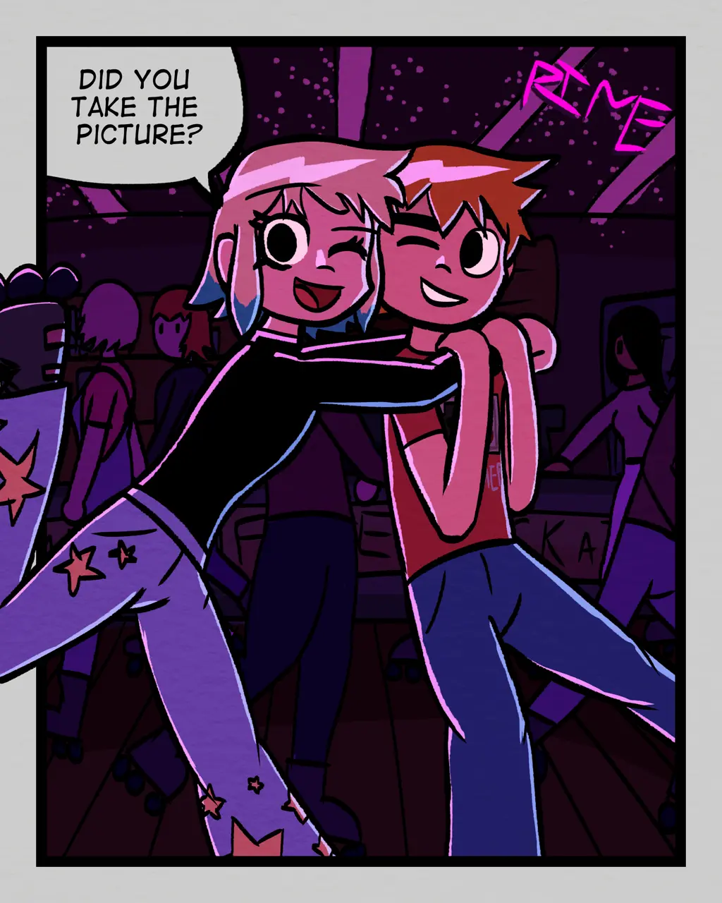 scott and ramona roller-date!