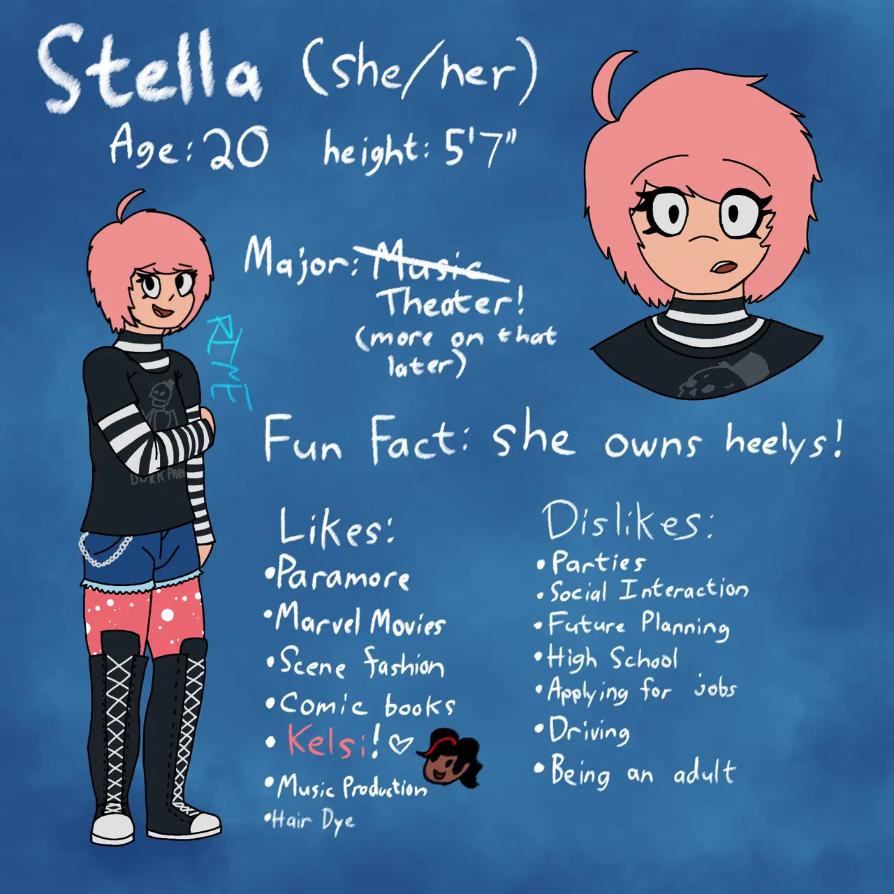stella character sheet! (oc)
