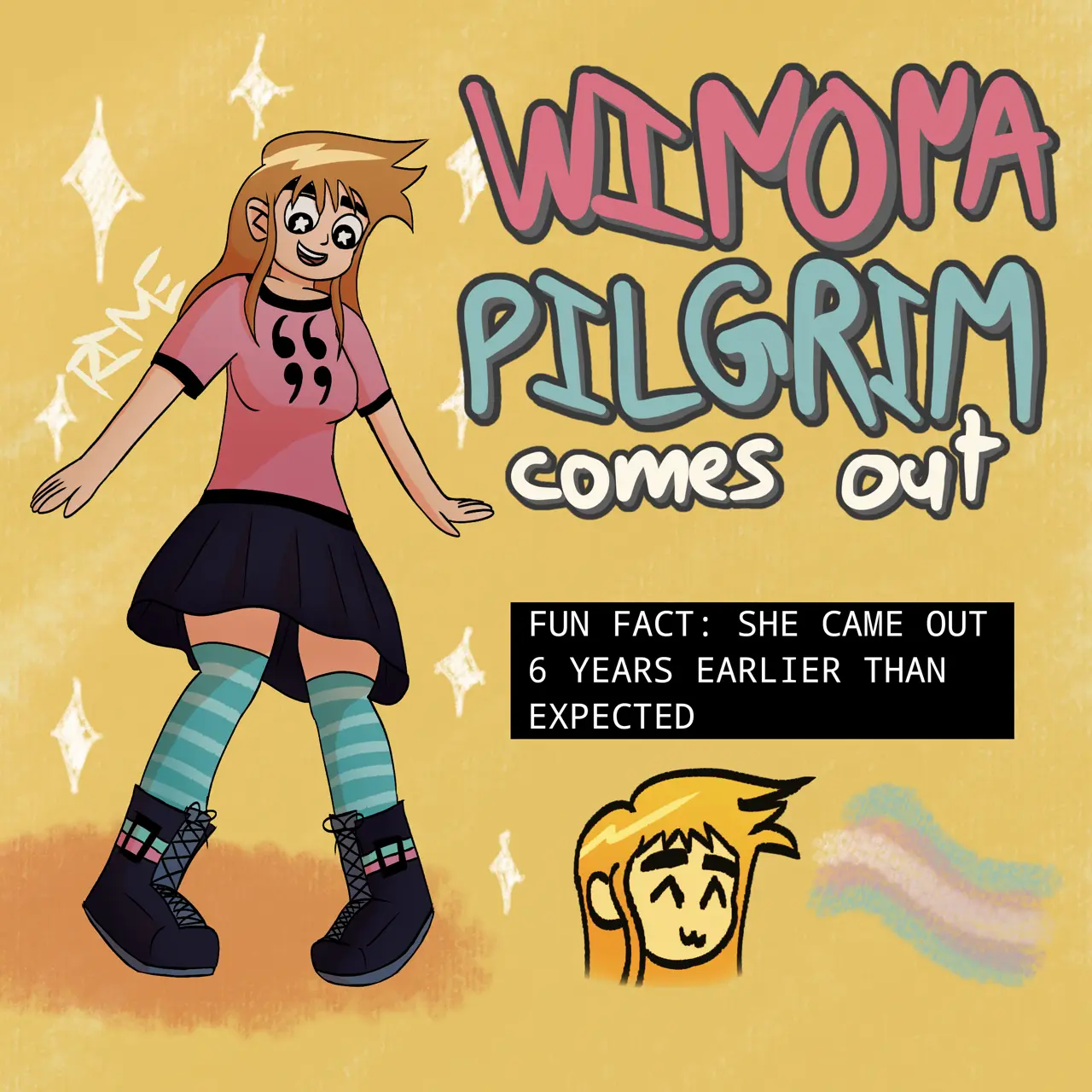WINONA PILGRIM COMES OUT!!!